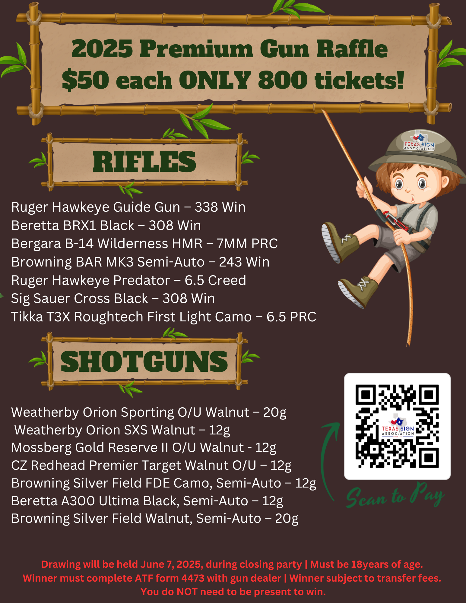Tennessee Safety Raffle TSA Raffle β TSA
